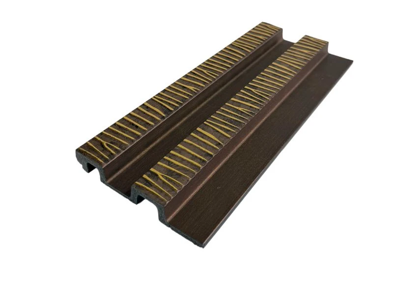 Dekorativt Wood Grain PS Veggpanel