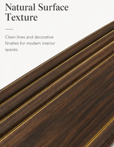 Luxury Wood Grain PS Wall Panel factory