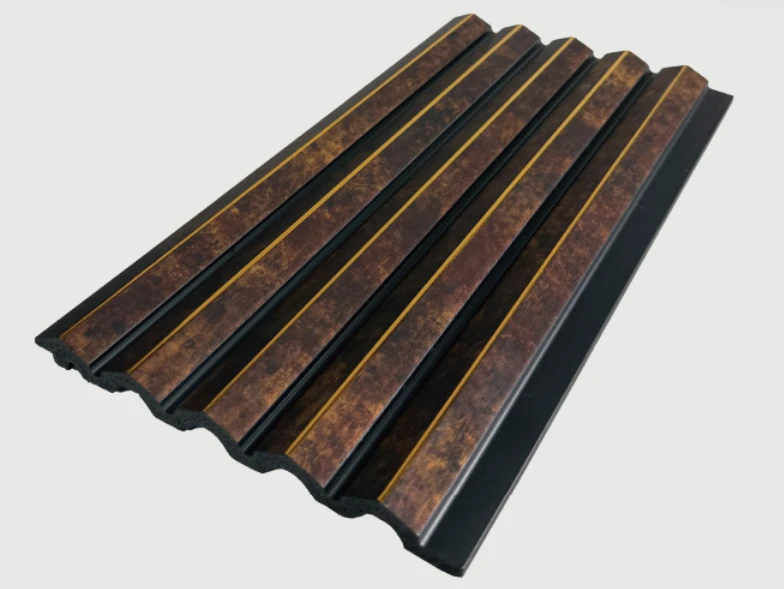 Marmoreffekt polystyren gull trim veggpanel